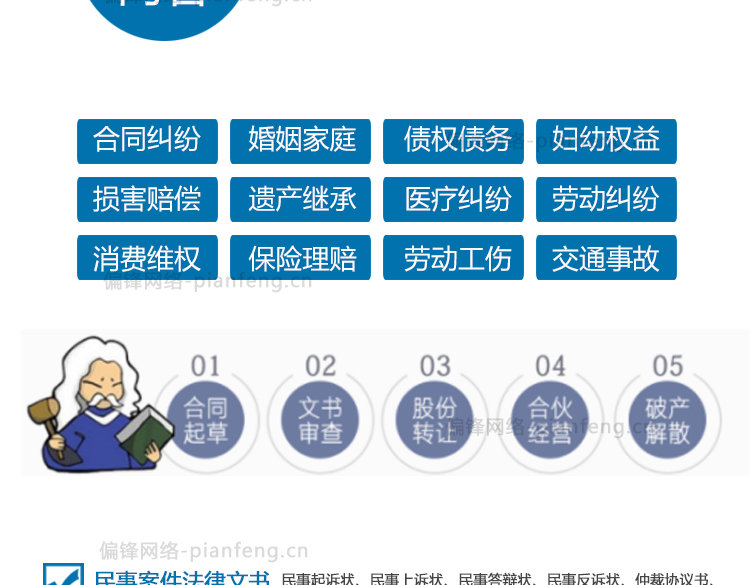 法律咨询律师离婚协议书起诉状房产劳动仲裁答辩状合作合同协议(图2)