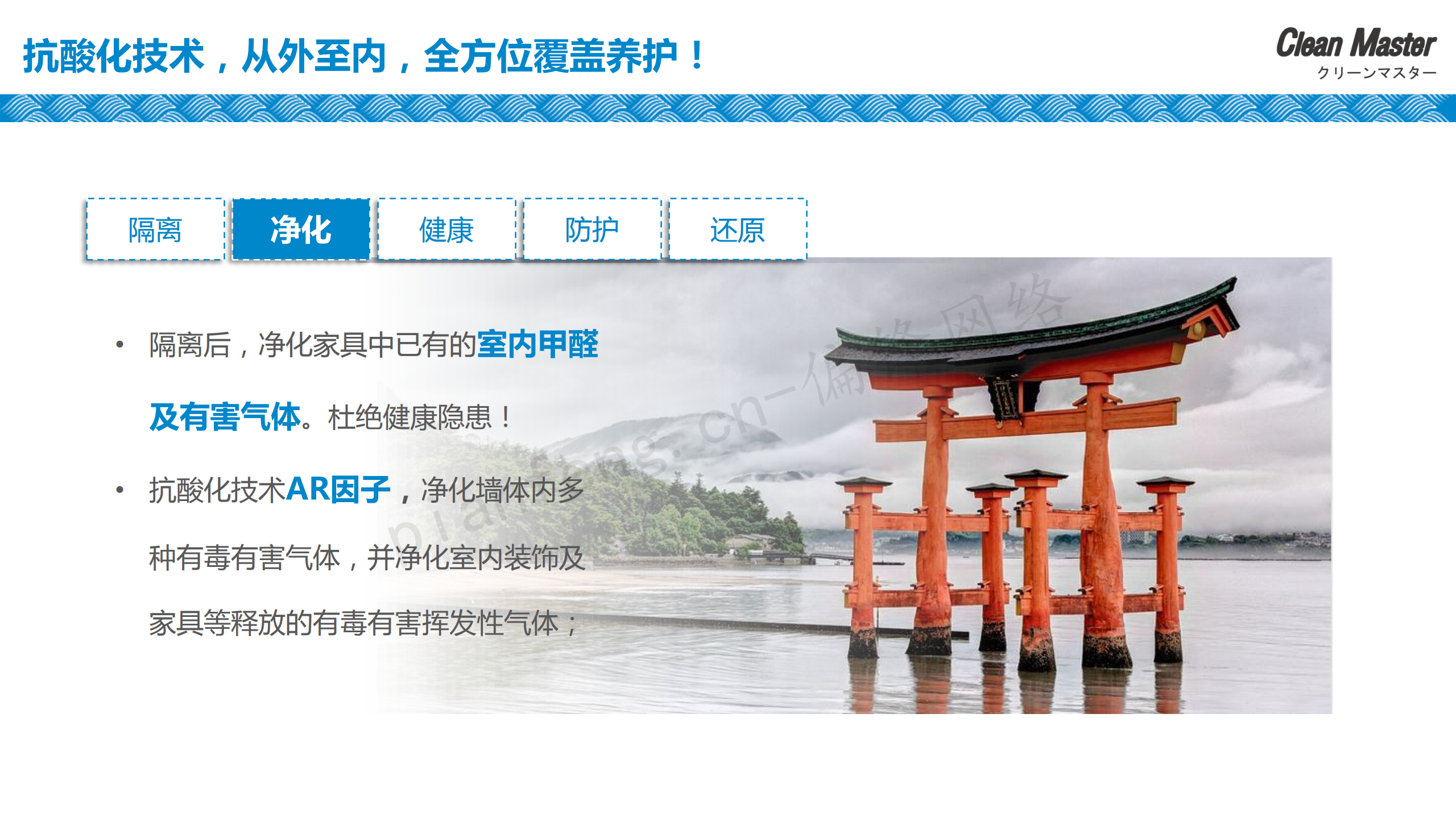 PPT案例|XX生物科技公司净大师产品手册推介品牌标准色调(图24)