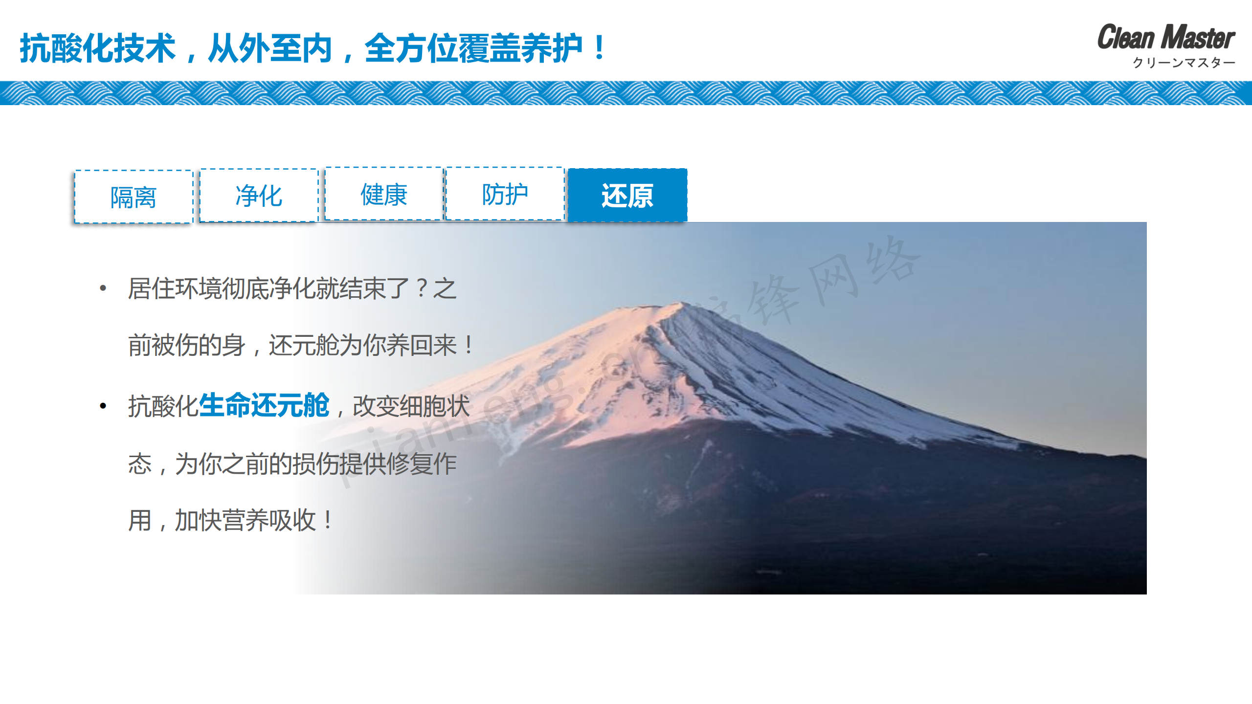 PPT案例|XX生物科技公司净大师产品手册推介品牌标准色调(图27)