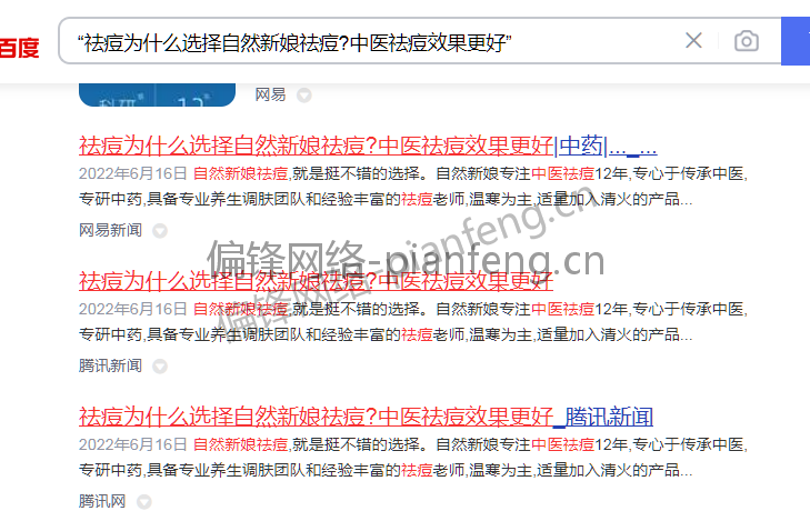 百度收录排名优化截图历史多行业多品牌多平台客户案例|偏锋网络(图10)