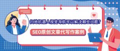 SEO原创文章代写作案例|扫地机器人视觉导航可以解决哪些问题？